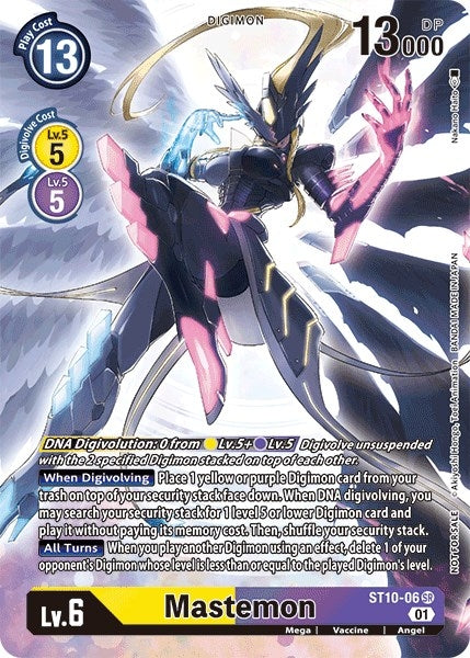 Image for Mastemon (Alternate Art) (ST10-06 SR) (Digital Hazard) - Digimon Card Game