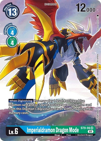 Image for Imperialdramon Dragon Mode (Box Topper) (ST9-06 SR) (Digital Hazard) - Digimon Card Game