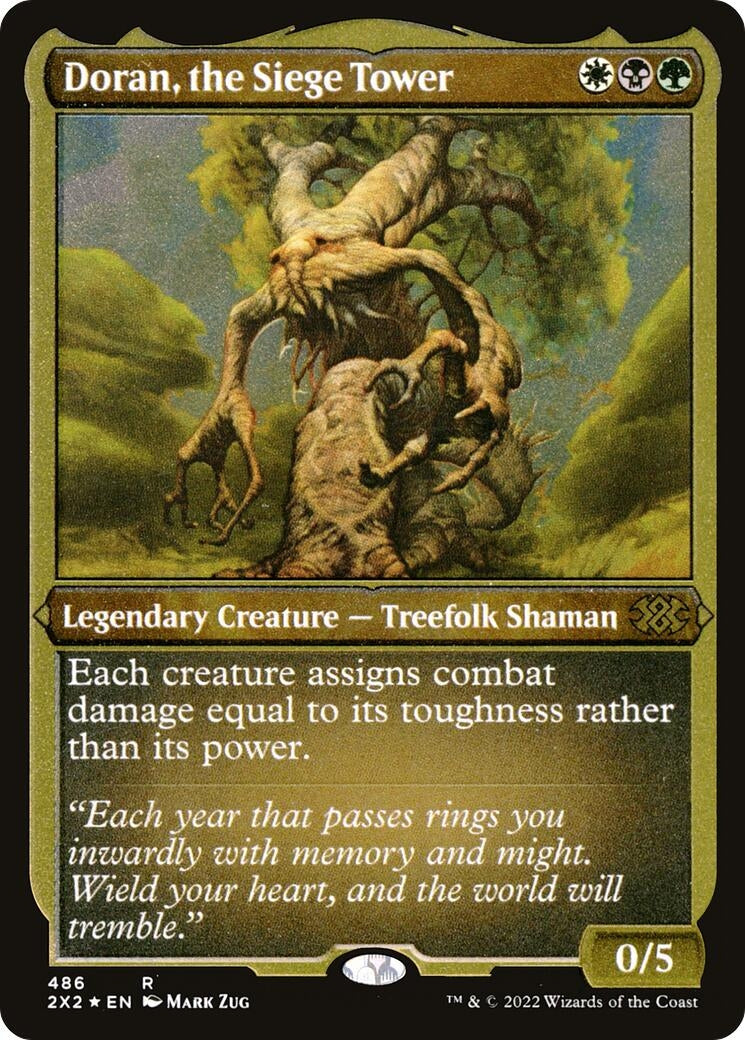 Image for Doran, the Siege Tower (Foil Etched) (486) (Double Masters 2022) - Magic: The Gathering