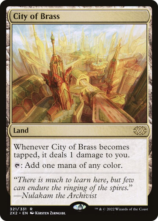 Image for City of Brass (321) (Double Masters 2022) - Magic: The Gathering