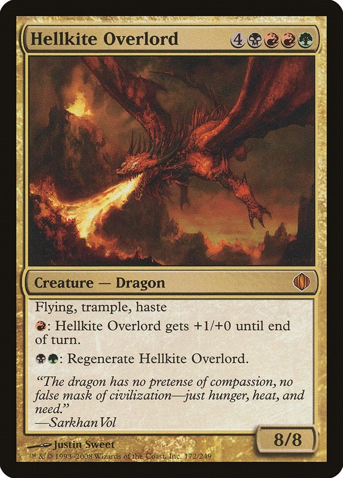 Image for Hellkite Overlord (172) (Shards of Alara) - Magic: The Gathering
