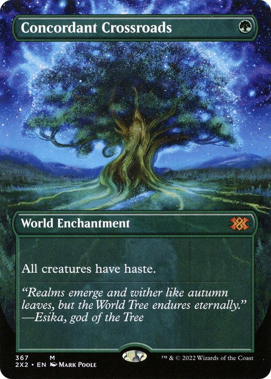 Image for Concordant Crossroads (Borderless) (367) (Double Masters 2022) - Magic: The Gathering