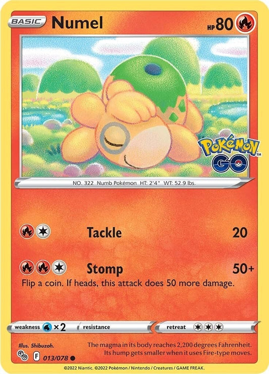 Image for Numel (013/078) (Pokemon GO) - Pokemon