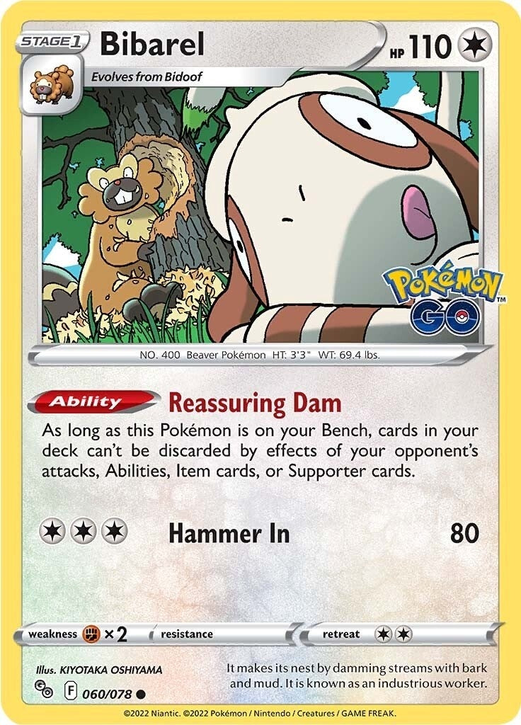 Image for Bibarel (060/078) (Pokemon GO) - Pokemon