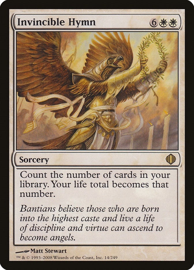 Image for Invincible Hymn (14) (Shards of Alara) - Magic: The Gathering