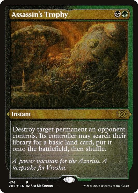Image for Assassin's Trophy (Foil Etched) (474) (Double Masters 2022) - Magic: The Gathering