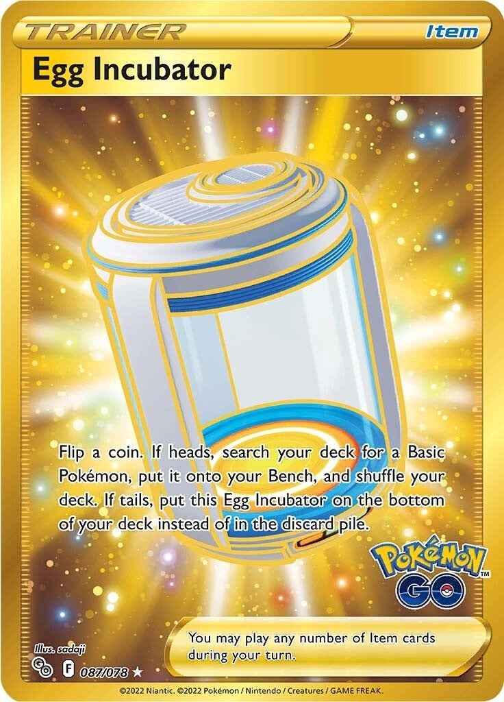 Image for Egg Incubator (Secret) (087/078) (Pokemon GO) - Pokemon