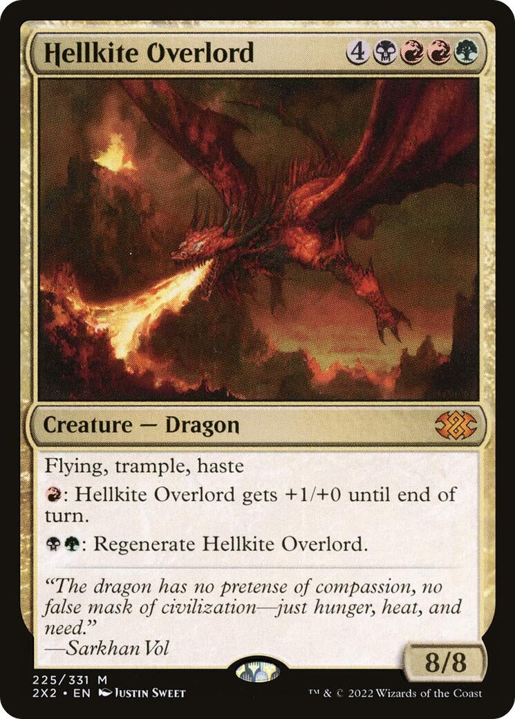 Image for Hellkite Overlord (225) (Double Masters 2022) - Magic: The Gathering