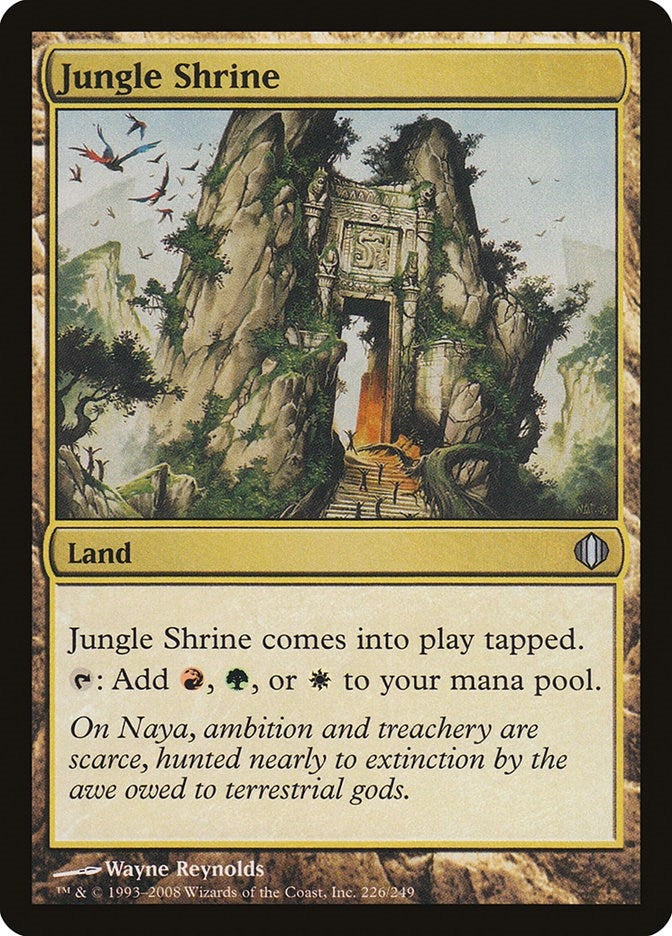 Image for Jungle Shrine (226) (Shards of Alara) - Magic: The Gathering
