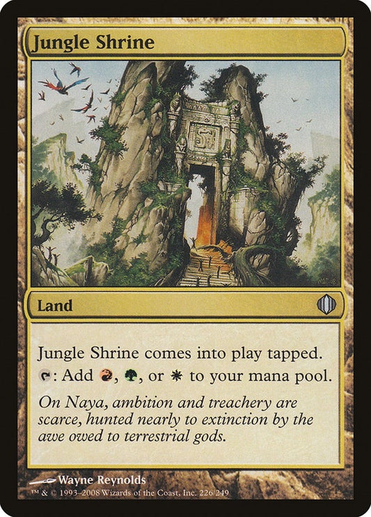 Image for Jungle Shrine (226) (Shards of Alara) - Magic: The Gathering