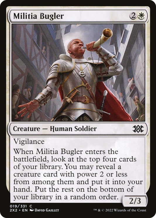 Image for Militia Bugler (19) (Double Masters 2022) - Magic: The Gathering