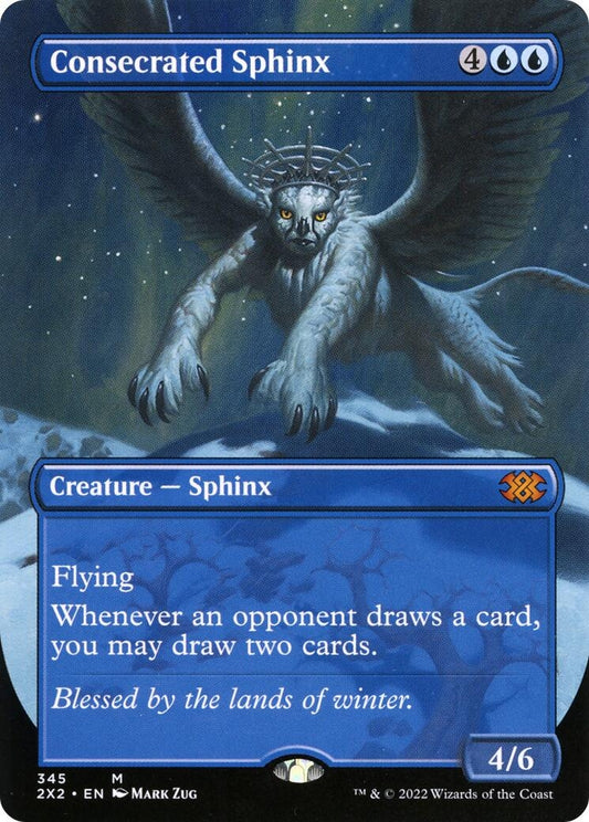 Image for Consecrated Sphinx (Borderless) (345) (Double Masters 2022) - Magic: The Gathering
