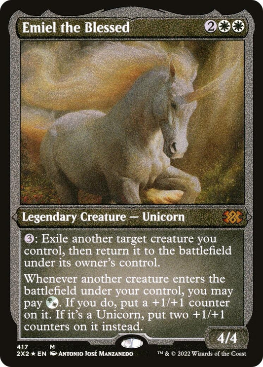 Image for Emiel the Blessed (Foil Etched) (417) (Double Masters 2022) - Magic: The Gathering