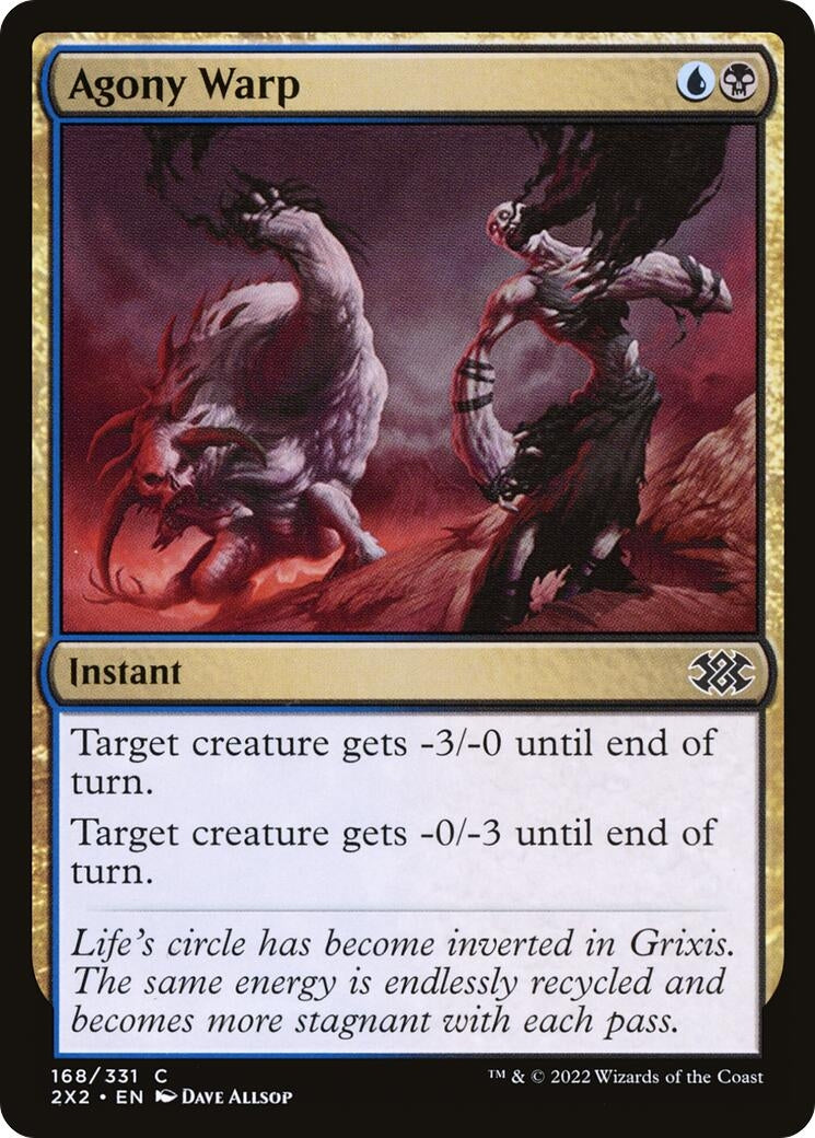 Image for Agony Warp (168) (Double Masters 2022) - Magic: The Gathering