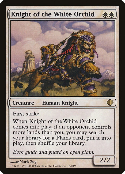 Image for Knight of the White Orchid (16) (Shards of Alara) - Magic: The Gathering