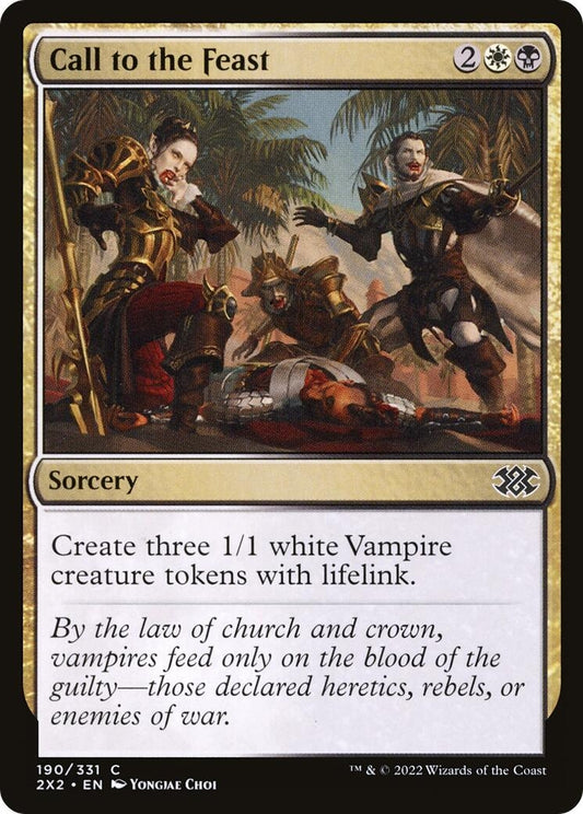 Image for Call to the Feast (190) (Double Masters 2022) - Magic: The Gathering