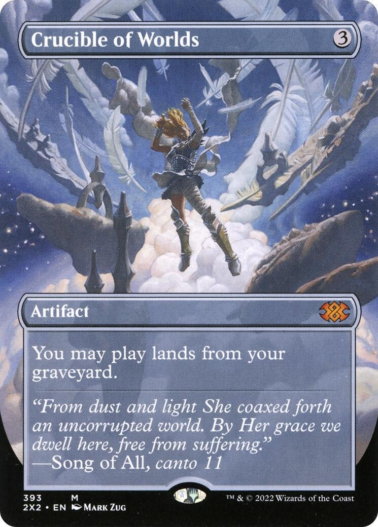Image for Crucible of Worlds (Borderless) (393) (Double Masters 2022) - Magic: The Gathering