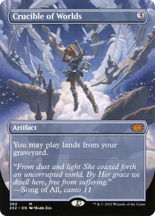Image for Crucible of Worlds (Borderless) (393) (Double Masters 2022) - Magic: The Gathering