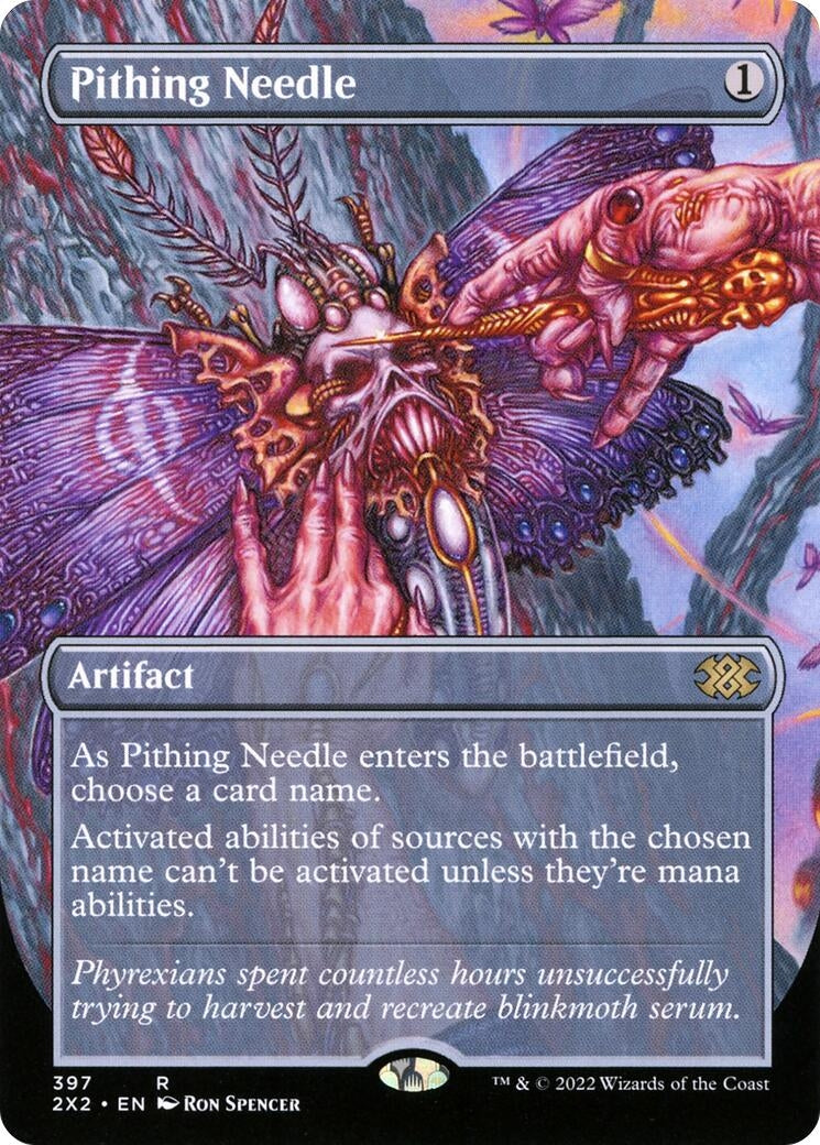 Image for Pithing Needle (Borderless) (397) (Double Masters 2022) - Magic: The Gathering