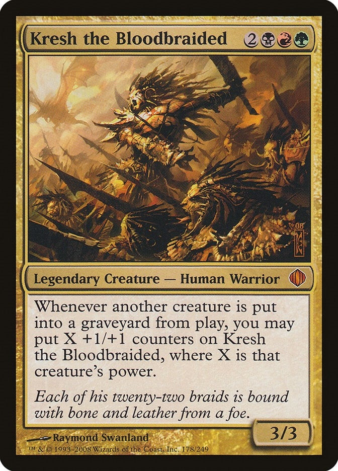 Image for Kresh the Bloodbraided (178) (Shards of Alara) - Magic: The Gathering