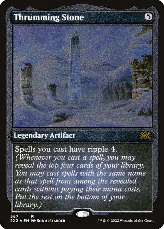 Image for Thrumming Stone (Foil Etched) (567) (Double Masters 2022) - Magic: The Gathering