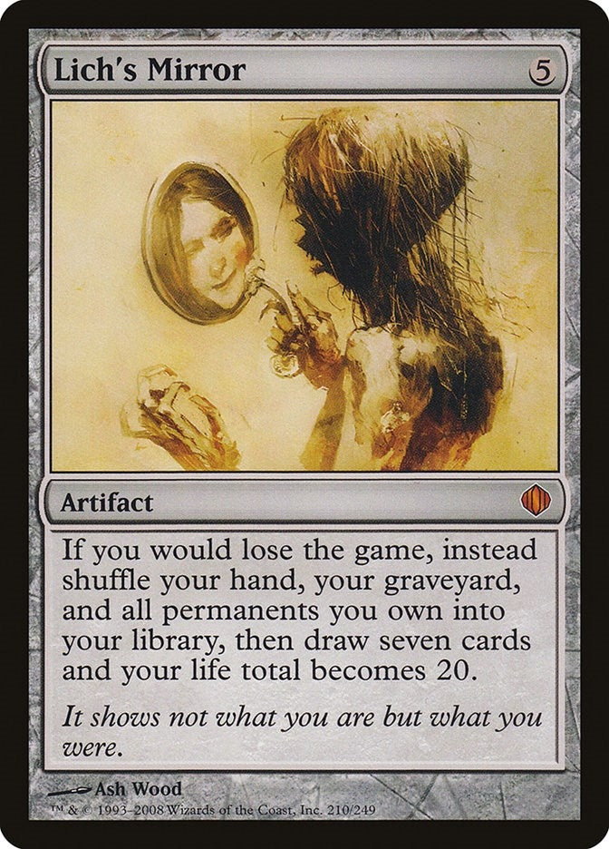 Image for Lich's Mirror (210) (Shards of Alara) - Magic: The Gathering