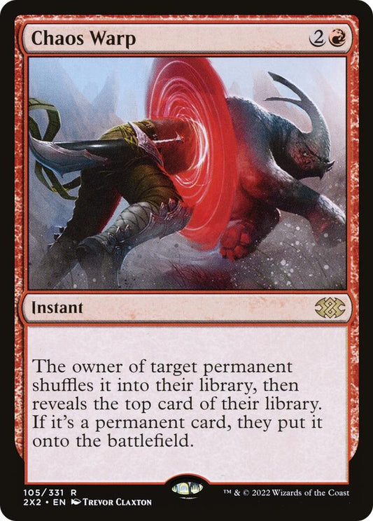 Image for Chaos Warp (105) (Double Masters 2022) - Magic: The Gathering
