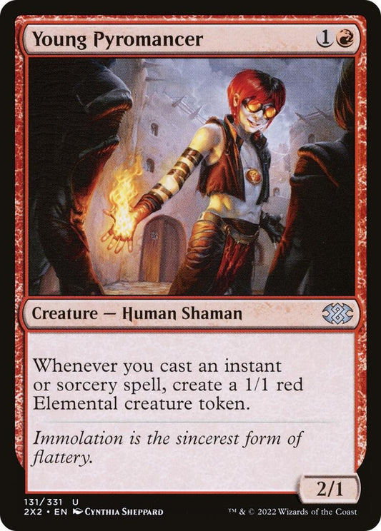 Image for Young Pyromancer (131) (Double Masters 2022) - Magic: The Gathering