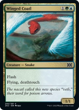 Image for Winged Coatl (295) (Double Masters 2022) - Magic: The Gathering