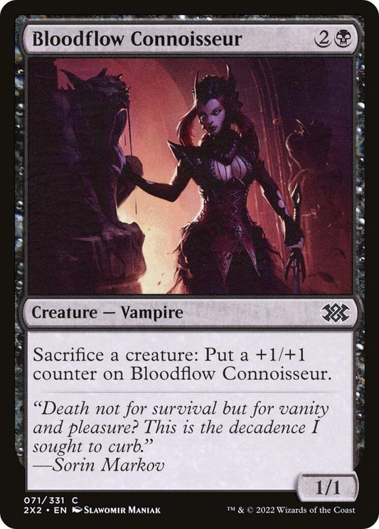 Image for Bloodflow Connoisseur (71) (Double Masters 2022) - Magic: The Gathering