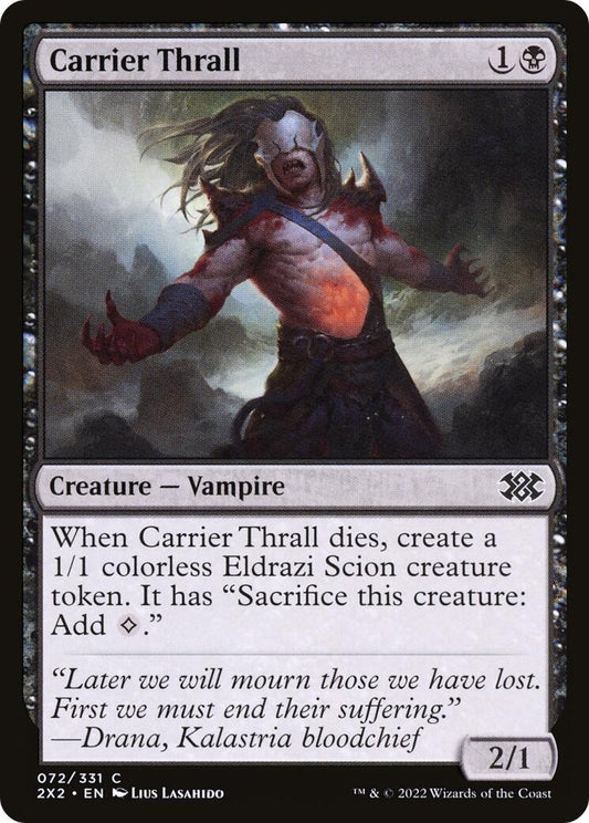 Image for Carrier Thrall (72) (Double Masters 2022) - Magic: The Gathering