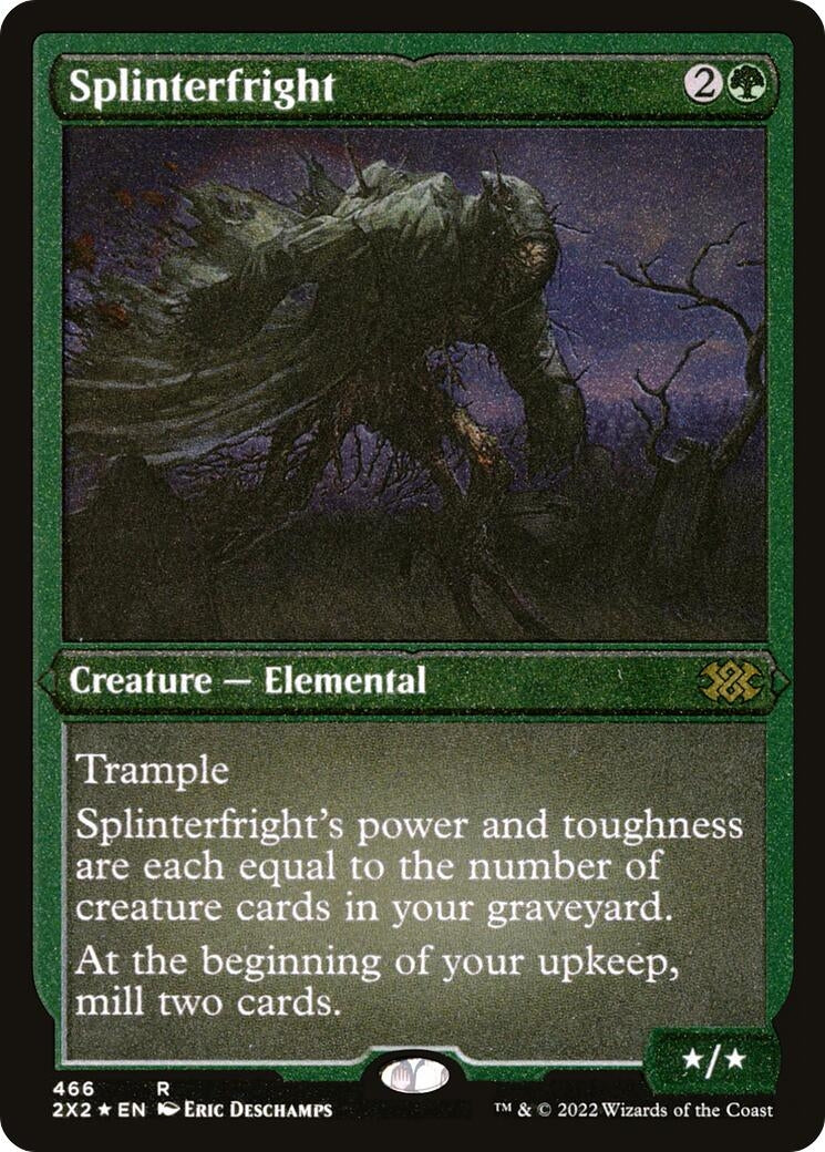 Image for Splinterfright (Foil Etched) (466) (Double Masters 2022) - Magic: The Gathering