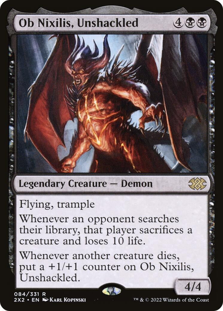 Image for Ob Nixilis, Unshackled (84) (Double Masters 2022) - Magic: The Gathering