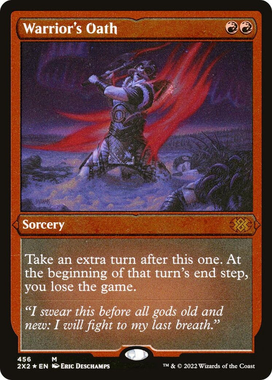 Image for Warrior's Oath (Foil Etched) (456) (Double Masters 2022) - Magic: The Gathering