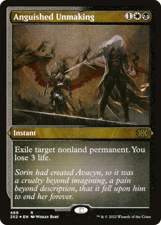 Image for Anguished Unmaking (Foil Etched) (469) (Double Masters 2022) - Magic: The Gathering