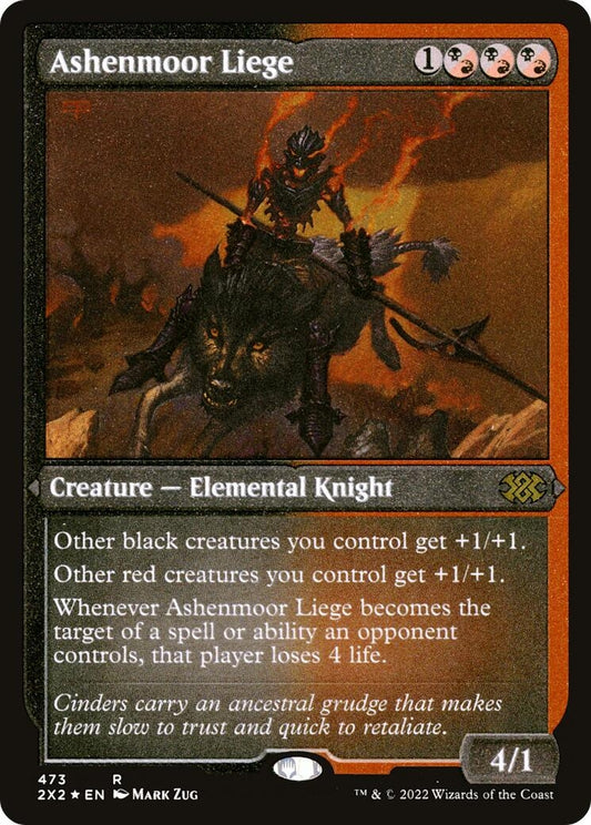 Image for Ashenmoor Liege (Foil Etched) (473) (Double Masters 2022) - Magic: The Gathering