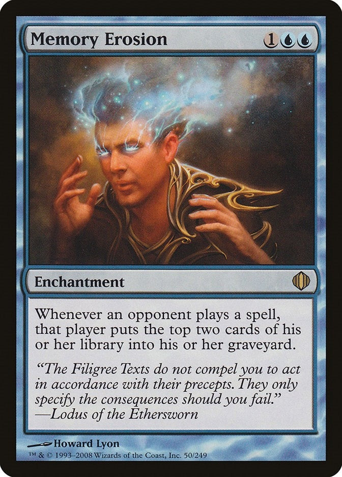 Image for Memory Erosion (50) (Shards of Alara) - Magic: The Gathering