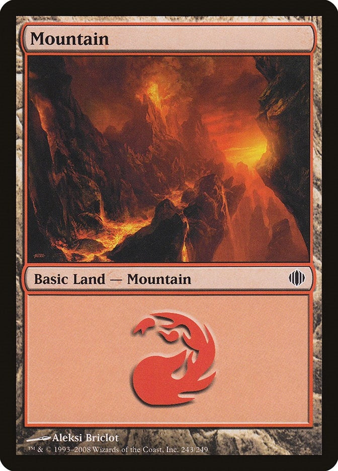 Image for Mountain (243) (243) (Shards of Alara) - Magic: The Gathering