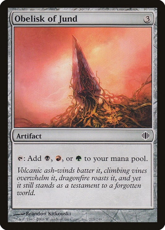Image for Obelisk of Jund (215) (Shards of Alara) - Magic: The Gathering