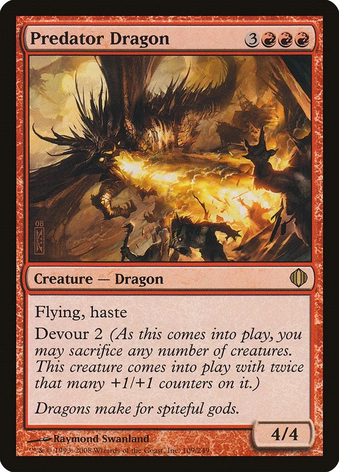 Image for Predator Dragon (109) (Shards of Alara) - Magic: The Gathering