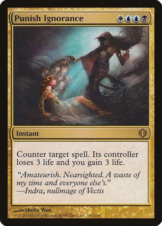 Image for Punish Ignorance (183) (Shards of Alara) - Magic: The Gathering