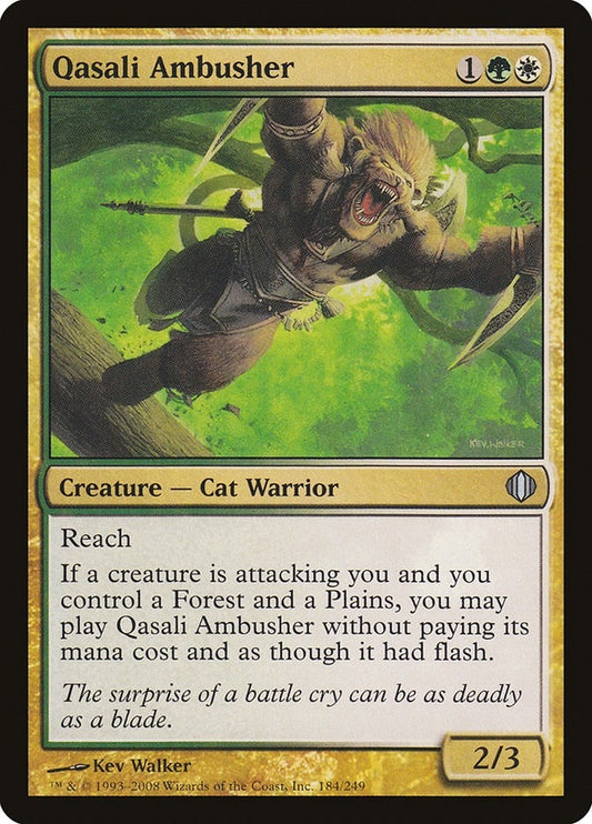 Image for Qasali Ambusher (184) (Shards of Alara) - Magic: The Gathering