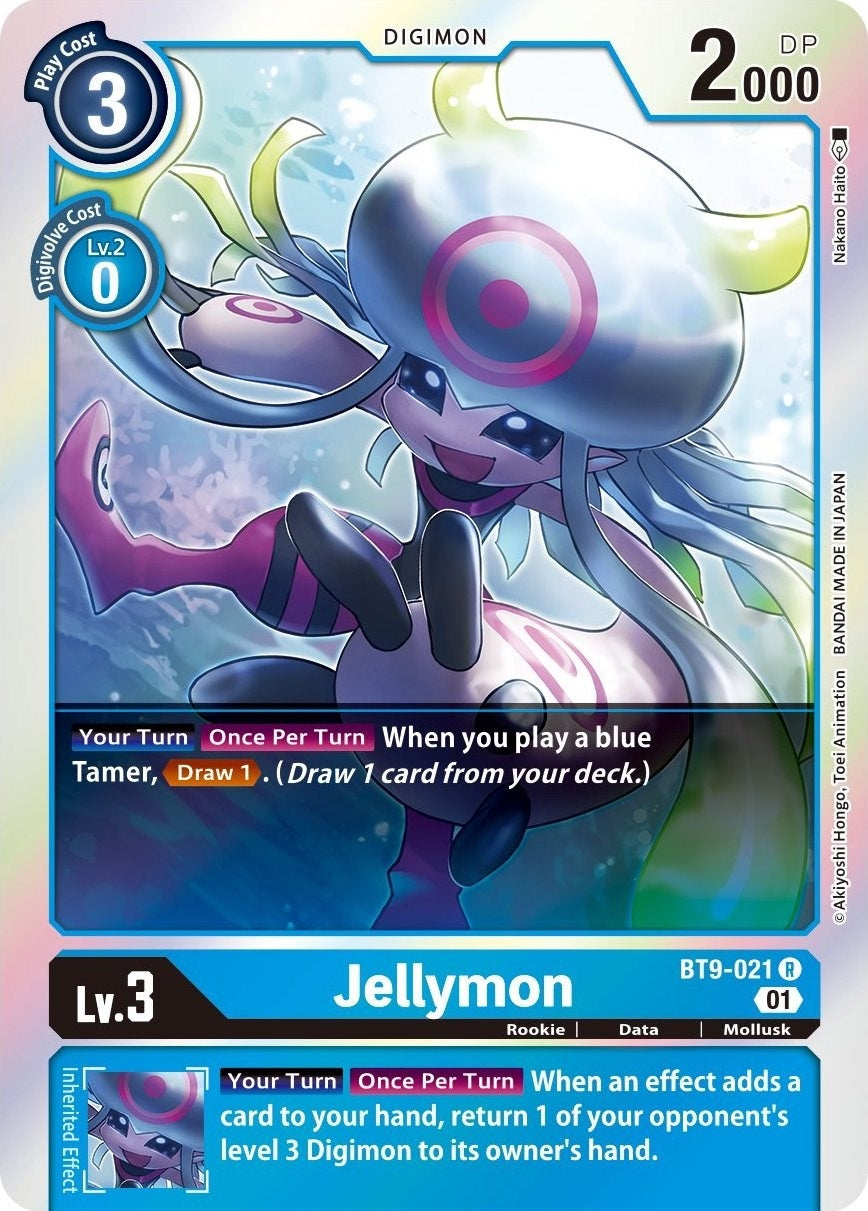 Image for Jellymon (BT9-021 R) (X Record) - Digimon Card Game