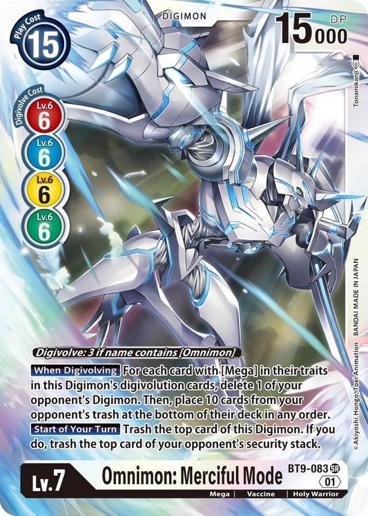 Image for Omnimon: Merciful Mode (BT9-083 SR) (X Record) - Digimon Card Game