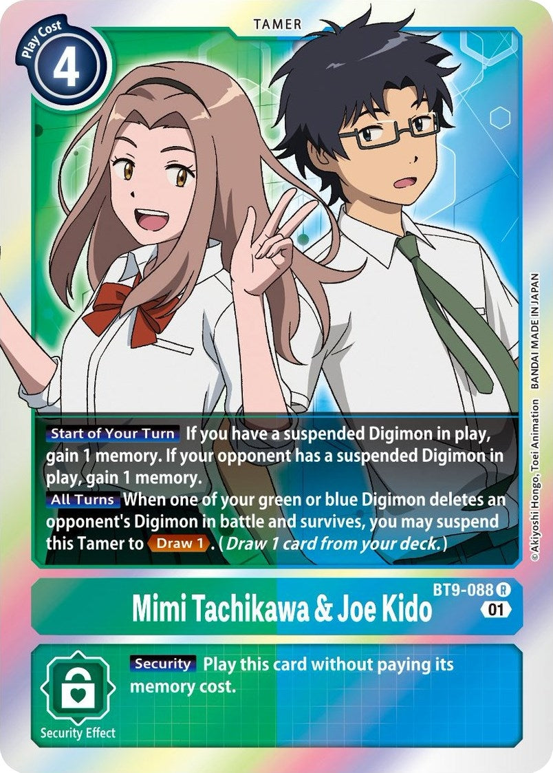 Image for Mimi Tachikawa & Joe Kido (BT9-088 R) (X Record) - Digimon Card Game