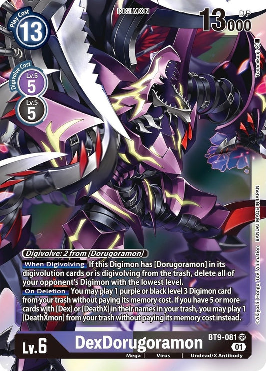 Image for DexDorugoramon (BT9-081 SR) (X Record) - Digimon Card Game