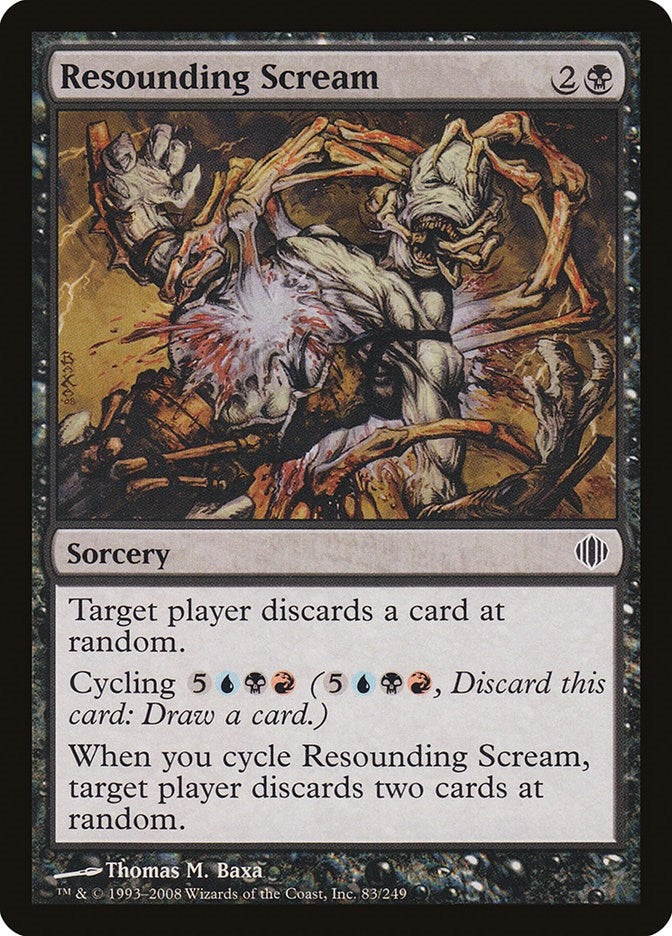 Image for Resounding Scream (83) (Shards of Alara) - Magic: The Gathering
