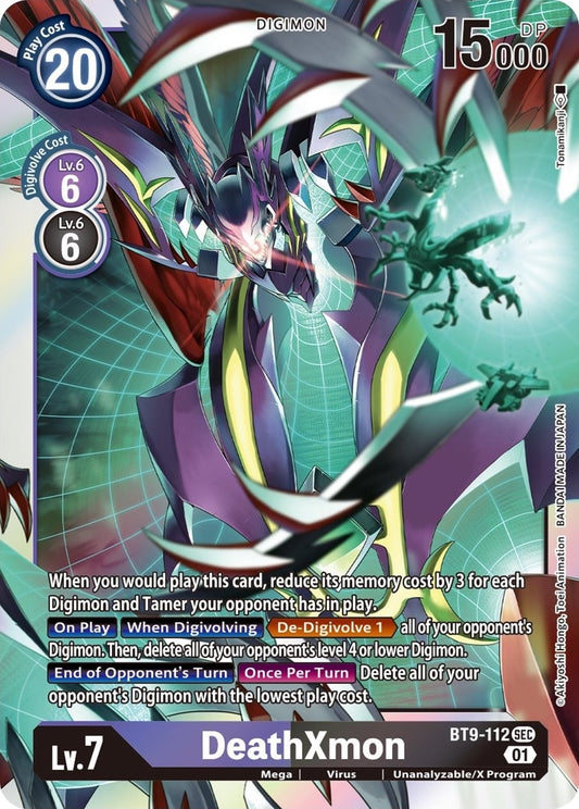 Image for DeathXmon (BT9-112 SEC) (X Record) - Digimon Card Game