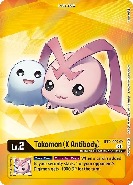 Image for Tokomon (X Antibody) (Box Topper) (BT9-003 U) (X Record) - Digimon Card Game