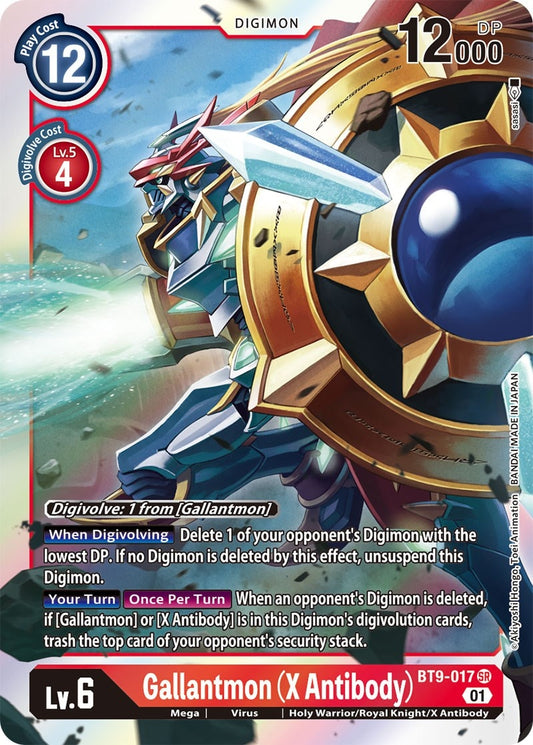 Image for Gallantmon (X Antibody) (BT9-017 SR) (X Record) - Digimon Card Game